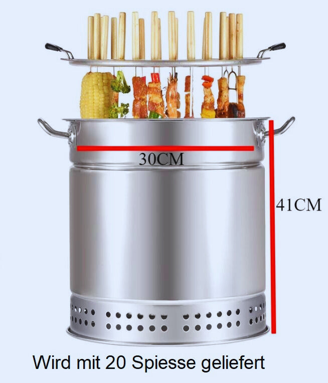 ZeroSmoke - Holzkohle Grill für dein Zuhause