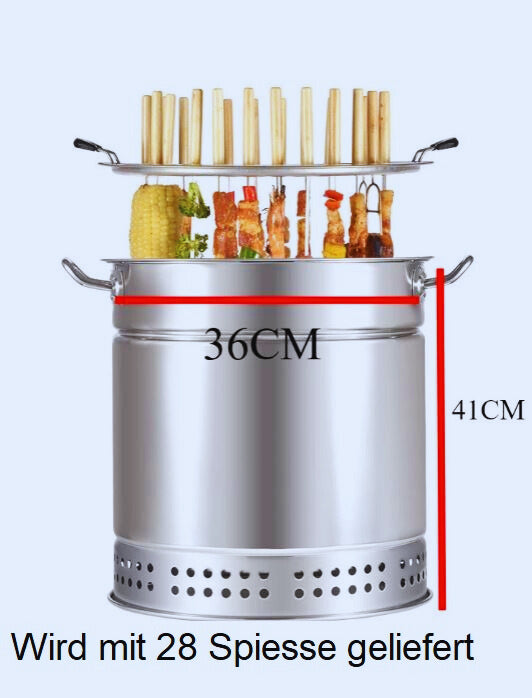 ZeroSmoke - Holzkohle Grill für dein Zuhause