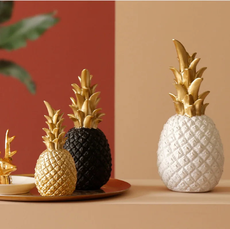 Gold Ananas Handwerk Dekoration kreative nordische Frucht Ananas Ananas Form Home Living