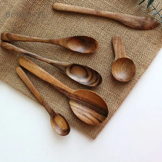 Teak Natürliche Holz Löffel