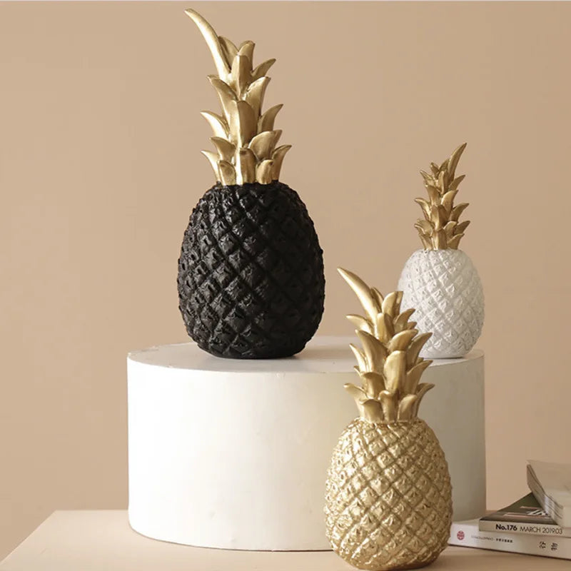 Gold Ananas Handwerk Dekoration kreative nordische Frucht Ananas Ananas Form Home Living