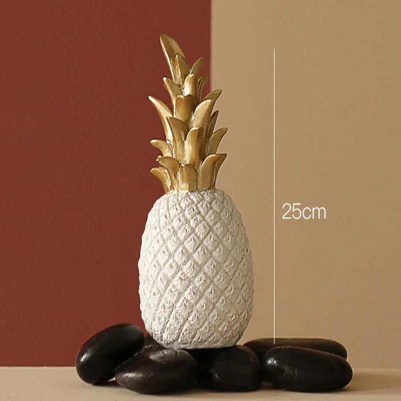 Gold Ananas Handwerk Dekoration kreative nordische Frucht Ananas Ananas Form Home Living