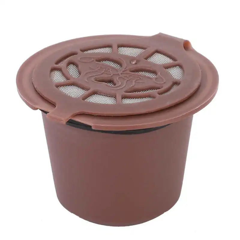 3 Stück wiederverwendbare Kaffeekapseln Filter nachfüllbare Kapseln Tasse passend für Nespresso Kapsel Kaffeemaschine Zubehör