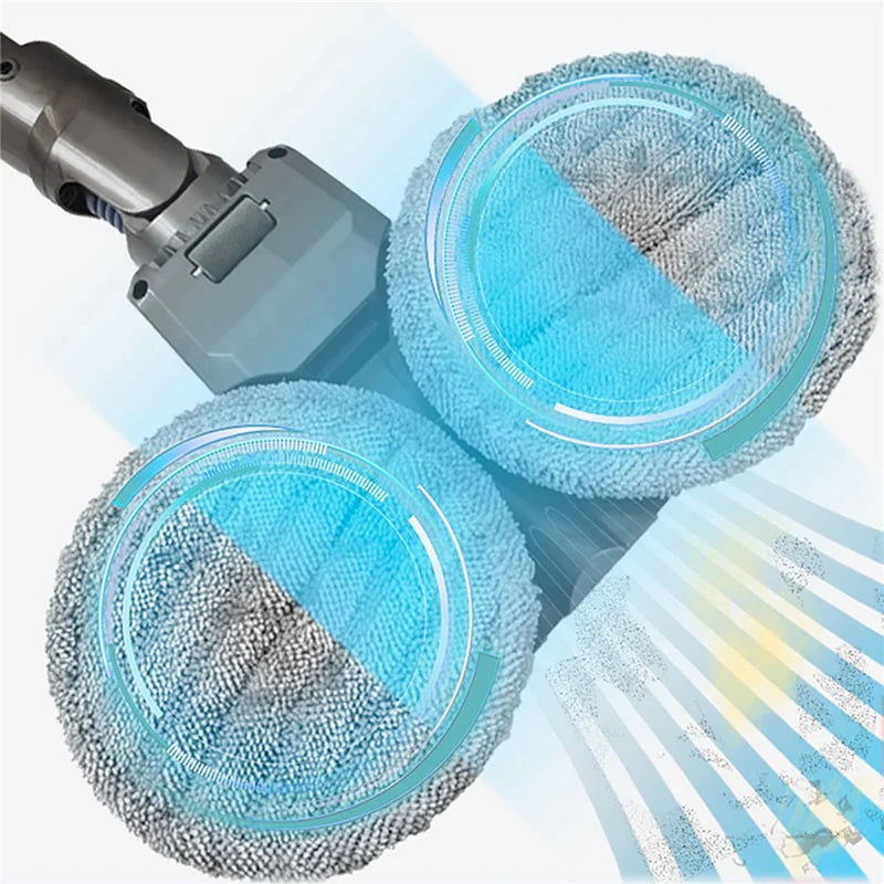 Elektrischer Mopp-Wassertank für Dyson Staubsauger V7 V8 V10 V11 Ersatz-Elektromopp-Kopfbürste mit 6 Wischpads
