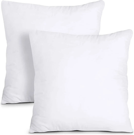 45 x 45 cm Dekokissen-Einsatz aus hochwertiger weicher Baumwolle, quadratisches dekoratives Kissenkern-Set für Bett, Sofa, Couch, JAF018