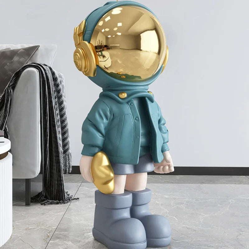 Kreative Harzkunst-Astronautenmodellspielzeuge, Astronautenstatuen, Raumdekorationen, Wohnzimmertischdekorationen, Skulpturenhandwerk
