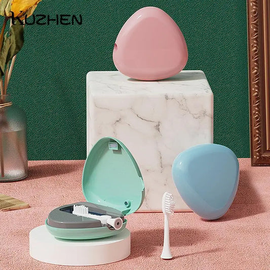 Portable Toothbrush Sanitizer Blue Light UV Toothbrush Head Disinfection Box Sterilizer