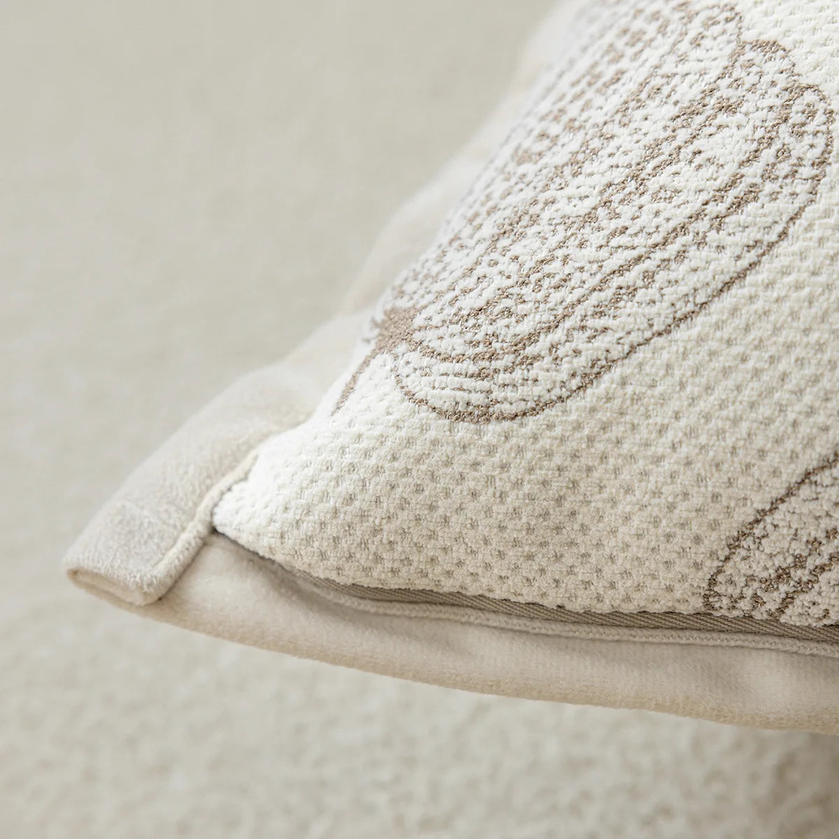 Einfacher beige Wurfkissenbezug 45x45 Cojines Decorativos Para Sofa