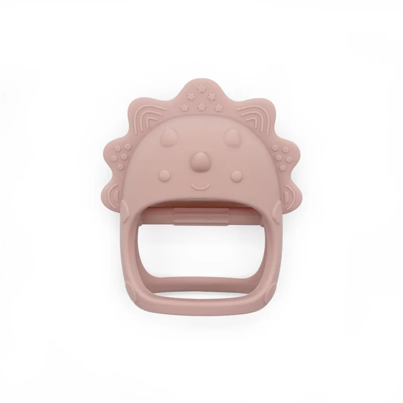 Neue Design Weiche Silikon Beißringe Für Baby Neugeborenen Ausbildung Grip Baby Spielzeug Anhänger Kauen Zahnen Für Baby Zubehör Spielzeug