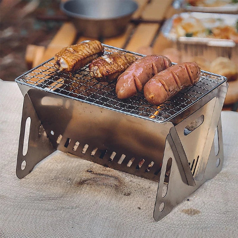 Tragbarer klappbarer Grill