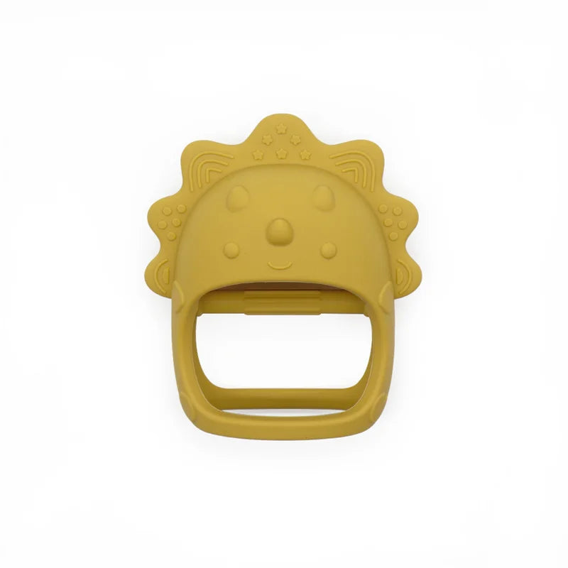 Neue Design Weiche Silikon Beißringe Für Baby Neugeborenen Ausbildung Grip Baby Spielzeug Anhänger Kauen Zahnen Für Baby Zubehör Spielzeug
