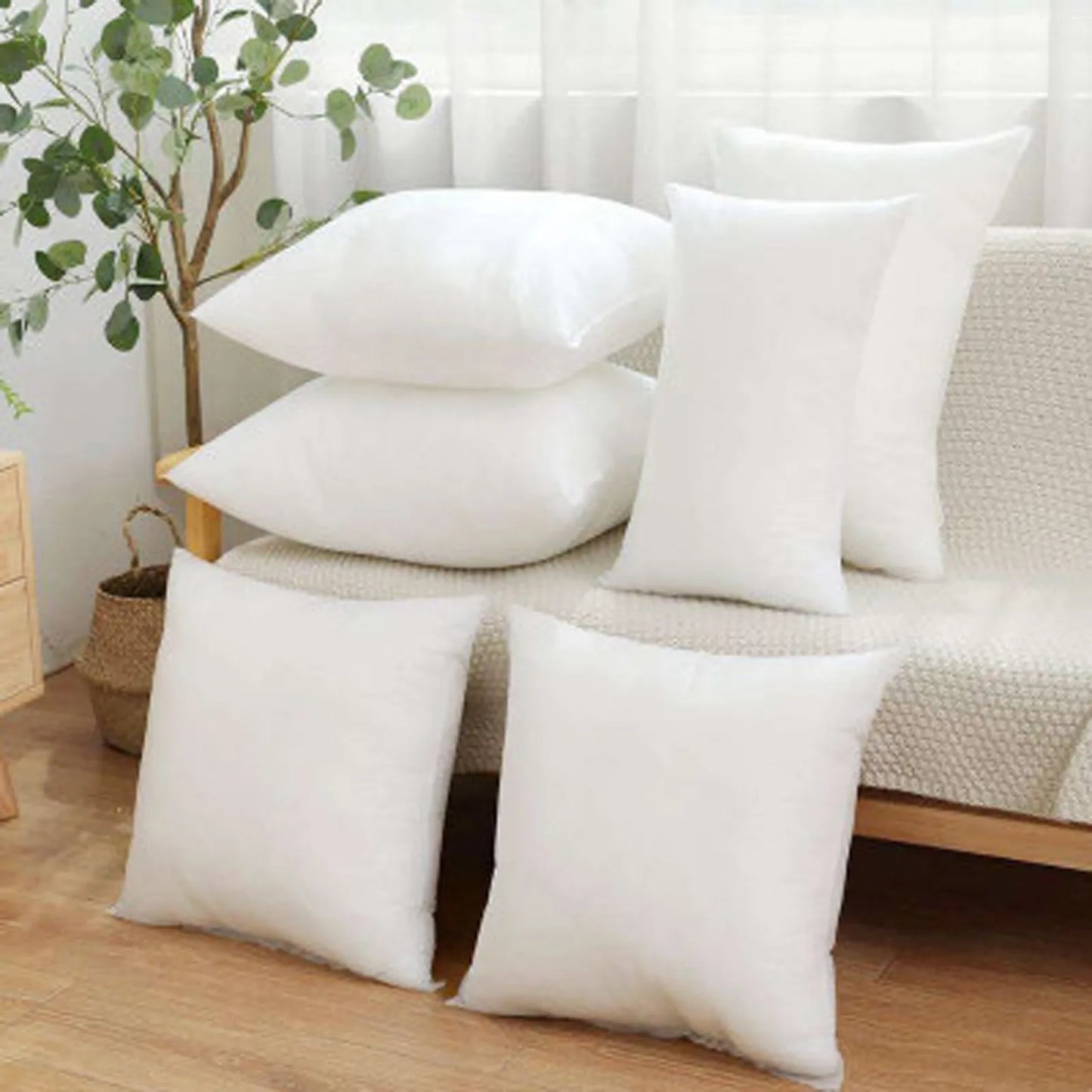 Home Kissen Innenfüllung Baumwolle gepolsterter Kissenkern für Sofa Auto Weiches Kissen Kisseneinsatz Kissenkern
