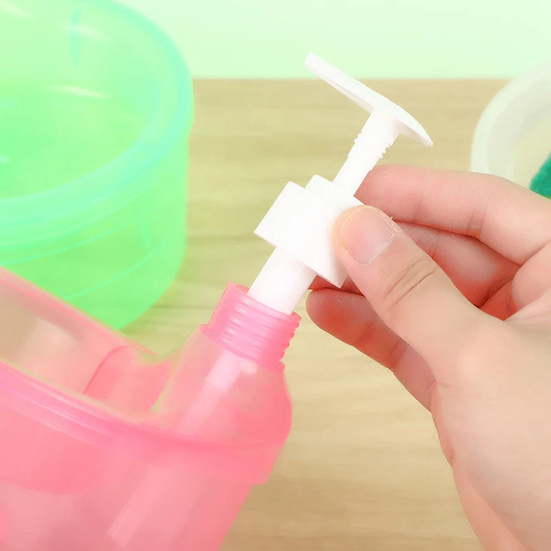Soap Dispenser and Scrubber Holder Multifunctional Dishwashing Container