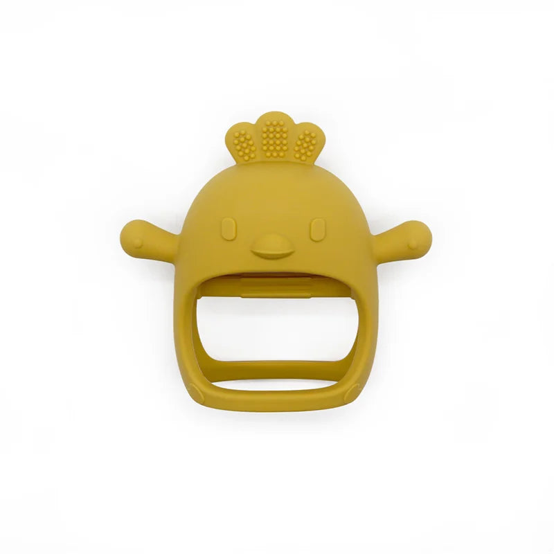 Neue Design Weiche Silikon Beißringe Für Baby Neugeborenen Ausbildung Grip Baby Spielzeug Anhänger Kauen Zahnen Für Baby Zubehör Spielzeug