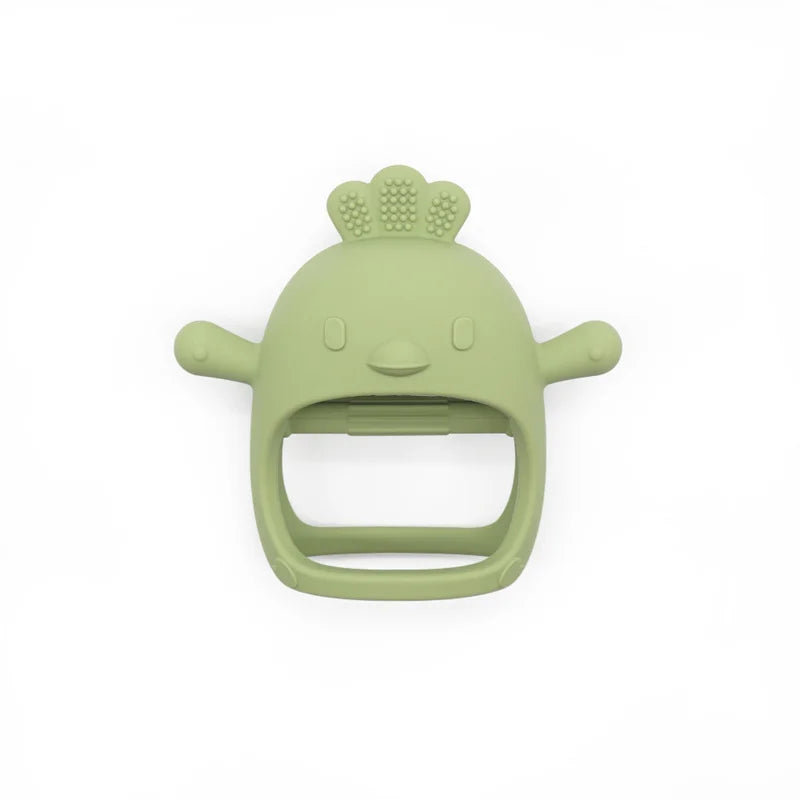Neue Design Weiche Silikon Beißringe Für Baby Neugeborenen Ausbildung Grip Baby Spielzeug Anhänger Kauen Zahnen Für Baby Zubehör Spielzeug