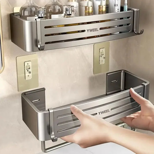 Aluminium -Badezimmerregale Wandtuchregal montiert Dusche