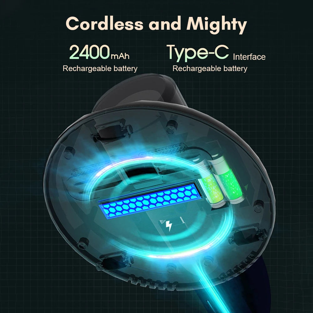 Mattress Vacuum Cleaner Mite Removal with HEPA Filtration and 5000PA Suction Instrument Wireless Household Bed Vacuum Machine