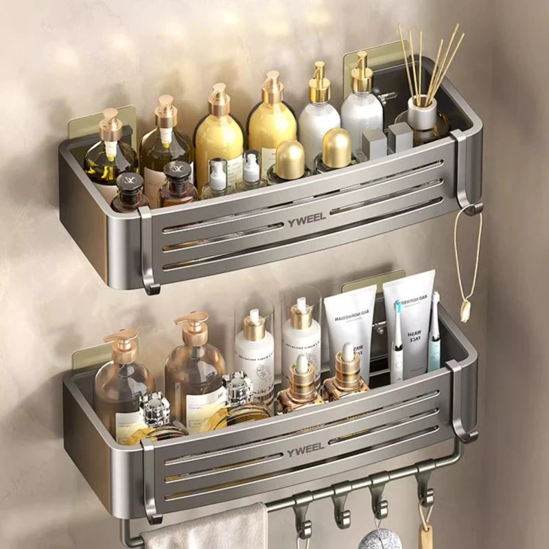 Aluminium -Badezimmerregale Wandtuchregal montiert Dusche