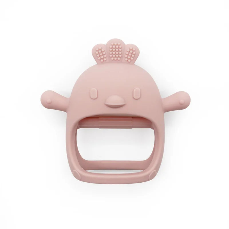 Neue Design Weiche Silikon Beißringe Für Baby Neugeborenen Ausbildung Grip Baby Spielzeug Anhänger Kauen Zahnen Für Baby Zubehör Spielzeug