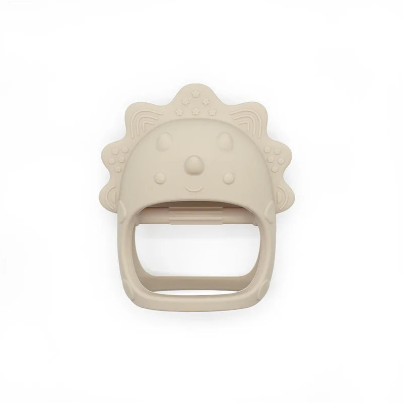 Neue Design Weiche Silikon Beißringe Für Baby Neugeborenen Ausbildung Grip Baby Spielzeug Anhänger Kauen Zahnen Für Baby Zubehör Spielzeug