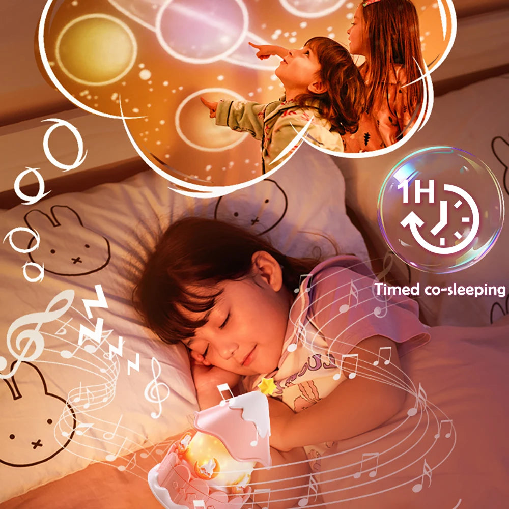 Projektor-Nachtlicht für Kinderzimmer-Dekoration, 21 Filme, Kawaii Ocean Projektion, Nachtlichter für Baby-Schlafzimmer-Geschenke