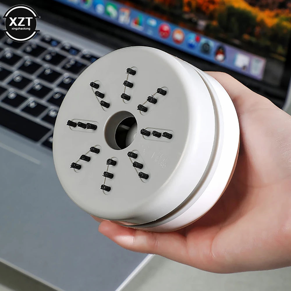 Mini Handheld Vacuum Cleaner New Desk Table Dust Vacuum USB Table Sweeper Desktop With Clean Brush For Home Office School Crumbs