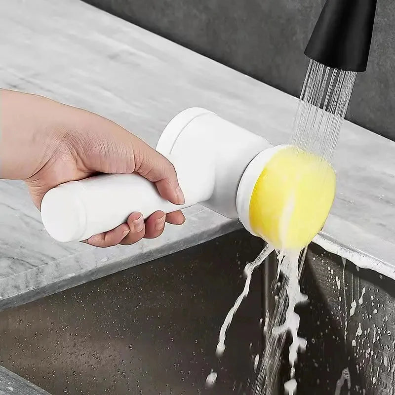 Multi-functional Electric Cleaning Brush for Kitchen and Bathroom - Wireless Handheld Power Scrubber for Dishes, Pots, and Pans
