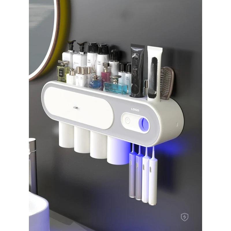 Elektrische automatische Desinfektion Erwachsene Kinder Zahnbürste Box Halter Sterilisation Zahnbürstenhalter