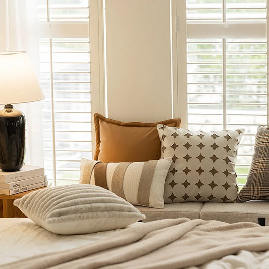 Moderner, schlichter Kissenbezug für Wohnzimmer, Sofa, Merad-Stil, Schlafzimmer
