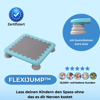 FlexiJump - Mini Trampolin "Bewegung, Spaß & Fitness für Kinder & Eltern in einem"