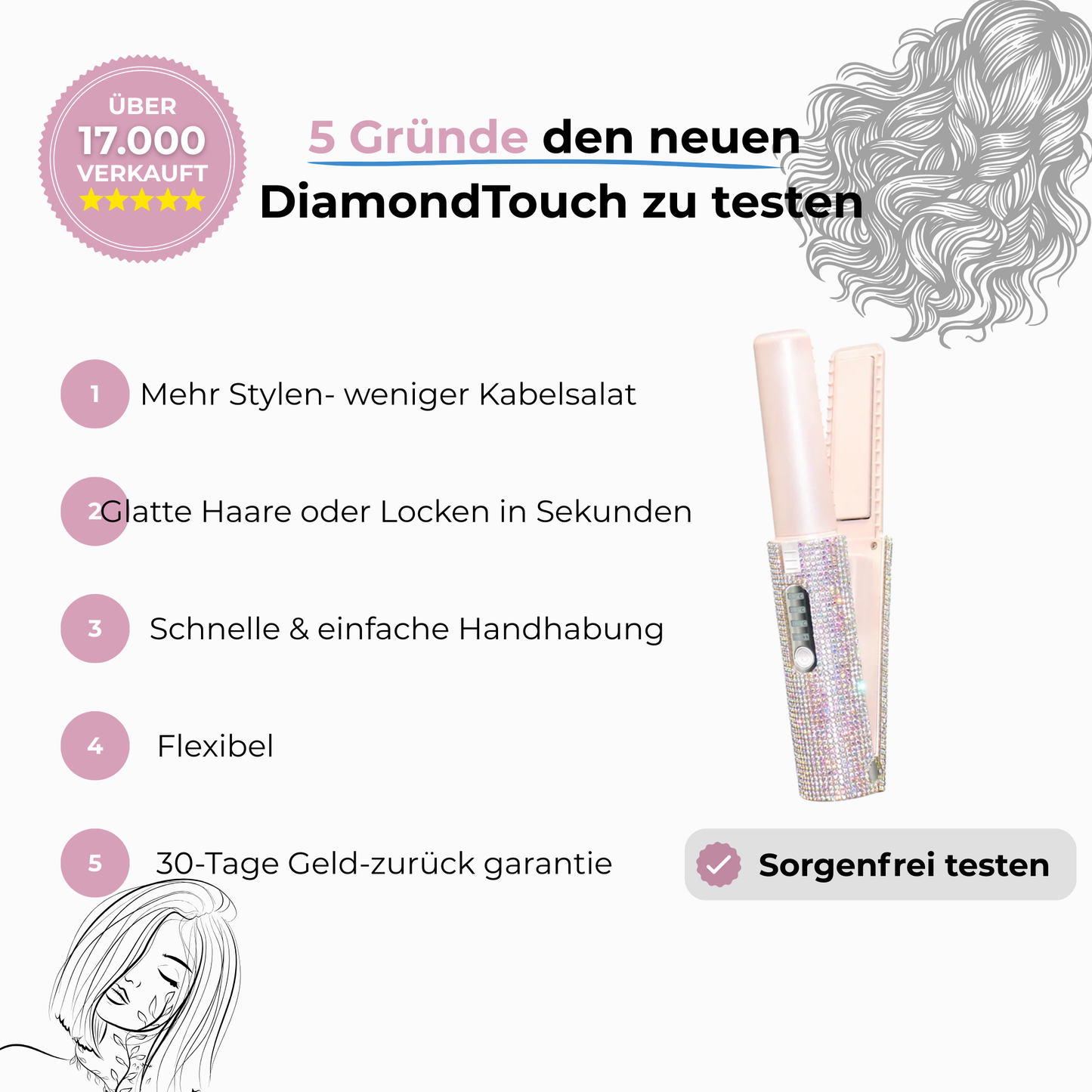 DiamondTouch - Glätteisen