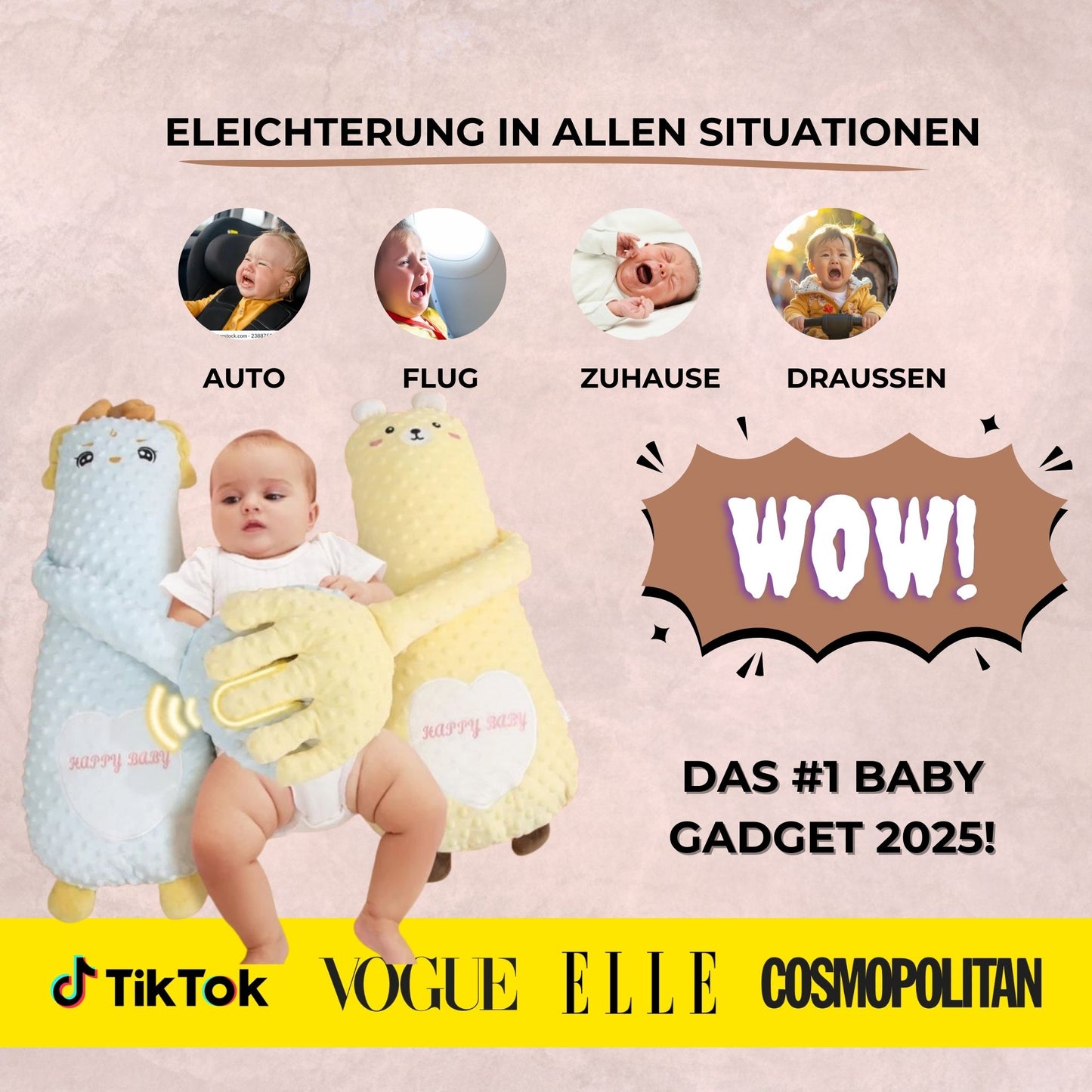 Baby Beruhigungs Kissen Mamora