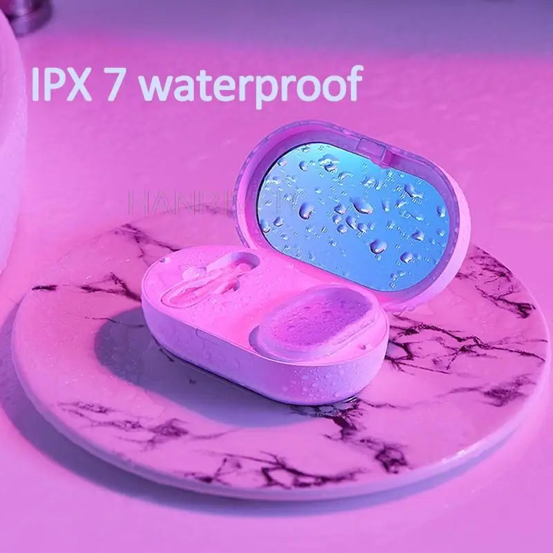 Ultrasonic Cleaner Contact Lens Cleaning Machine Colored Contact Lens Accessories Sonic Washing Case Magnetic Charging