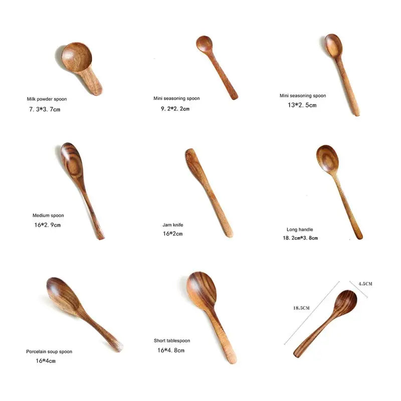 Teak Natürliche Holz Löffel