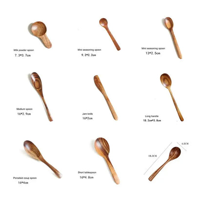 Teak Natürliche Holz Löffel