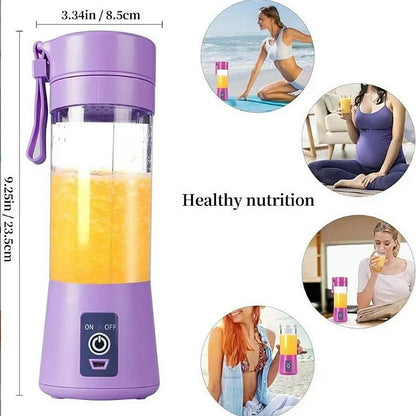 Elektrischer Mini-Saft-Shake-Mixer, tragbarer Mini-Wirbelwind-Saftbecher, aufladend, Mini-Edition, Fruchtsaftmaschine, 6 Klingen