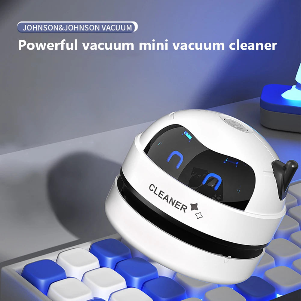 Smart Robot Vacuum Cleaner Desk Table Dust Vacuum Mini Car Vacuum Cleaner Detachable Nozzle Household Pet Hair Cleaning Tools