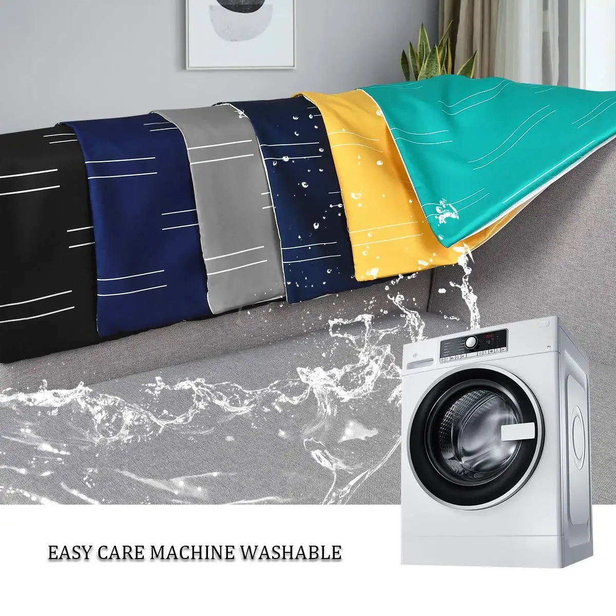 weiße geometrische Kissenbezug Home Dekoration Wohnzimmersofa