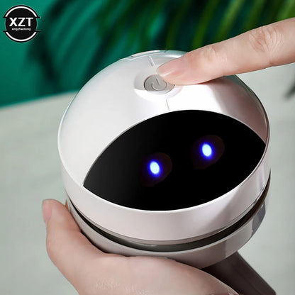 Mini Handheld Vacuum Cleaner New Desk Table Dust Vacuum USB Table Sweeper Desktop With Clean Brush For Home Office School Crumbs