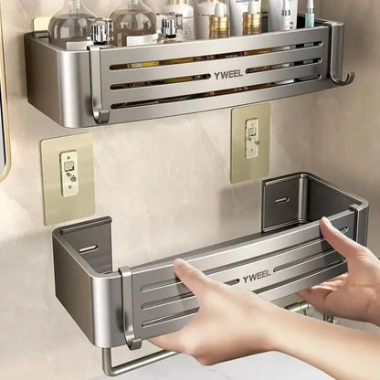 Aluminium -Badezimmerregale Wandtuchregal montiert Dusche