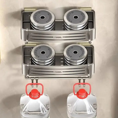 Aluminium -Badezimmerregale Wandtuchregal montiert Dusche
