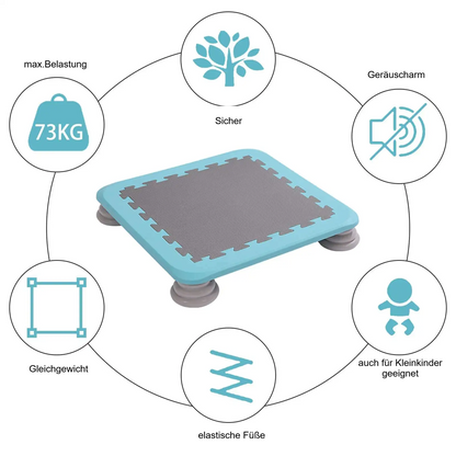 FlexiJump - Mini Trampolin "Bewegung, Spaß & Fitness für Kinder & Eltern in einem"