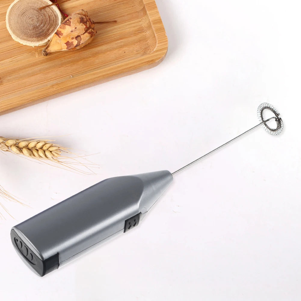 Whisk Mixer Foamer Battery Operated Milk Wand Mixer Frother Kitchen Cooking Tools Coffee Beater Easy To Clean for Hot Drink