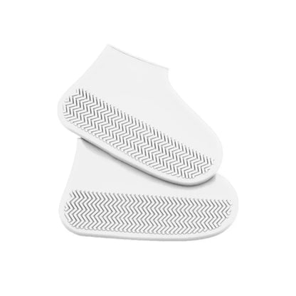 1 Paar wasserdichter rutsch fester Unisex-Silikons chuh Hochela tische, verschleiß feste Regens tiefel für wieder verwendbare Schuh überzüge für Regentage im Freien