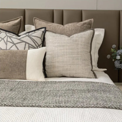Kissenbezug, modern, modisch, für Zimmer, Bett, Sofa, Heimdekoration, Baumwollleinen, Hotel-Kissenbezug, weich und bequem, passend