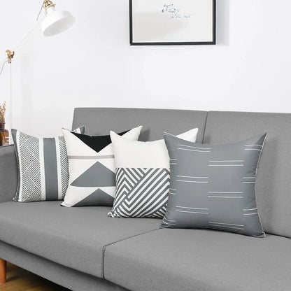 weiße geometrische Kissenbezug Home Dekoration Wohnzimmersofa