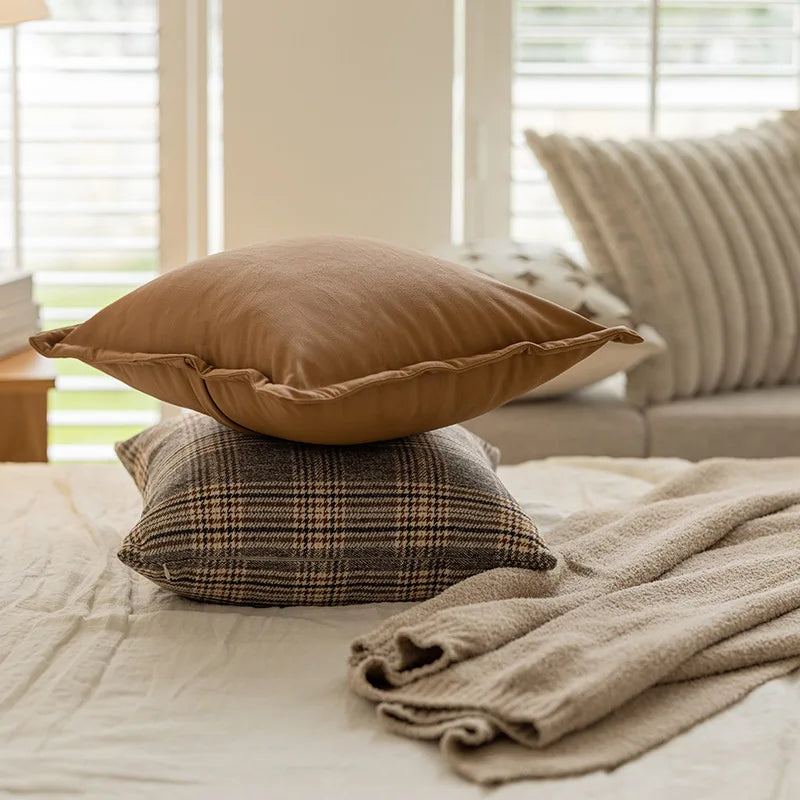 Moderner, schlichter Kissenbezug für Wohnzimmer, Sofa, Merad-Stil, Schlafzimmer