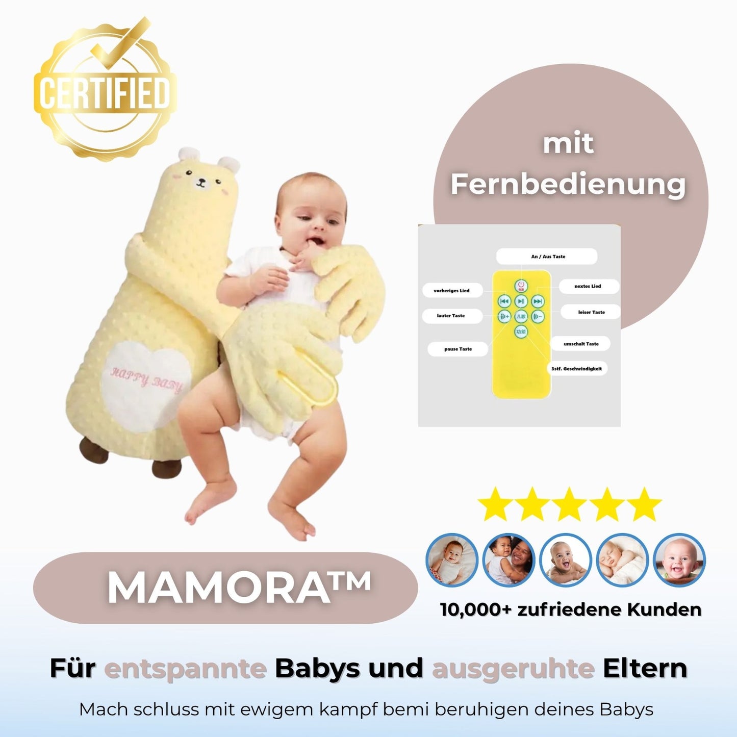 Baby Beruhigungs Kissen Mamora